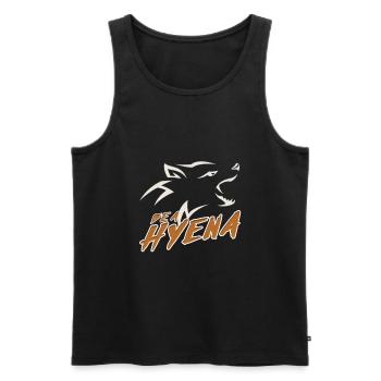 Hyena Africa Safari Savannah Gift - Débardeur bio Premium Homme - noir - Devant - Michal (187cm)