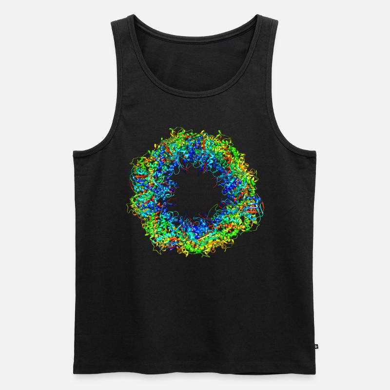 Structural biology chaperonin molecule - Men's Premium Organic Tank Top - undefined