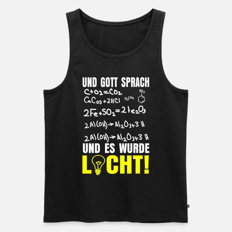 Physicist Formula Light - Men's Premium Organic Tank Top - black