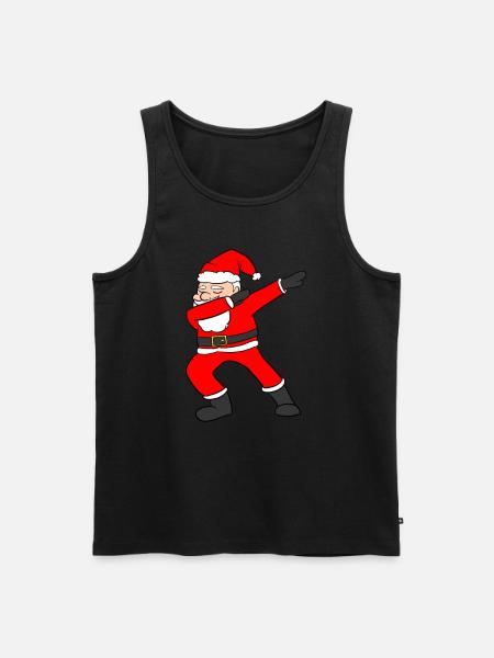 Dabbing Santa - Men's Premium Organic Tank Top - black