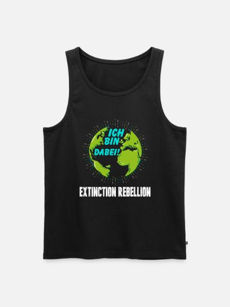 Count me in! Extinction Rebellion - Men's Premium Organic Tank Top - black