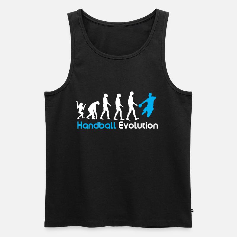 Handball Evolution - Men's Premium Organic Tank Top - black
