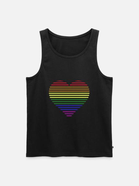 Gay Pride Gift - Men's Premium Organic Tank Top - black