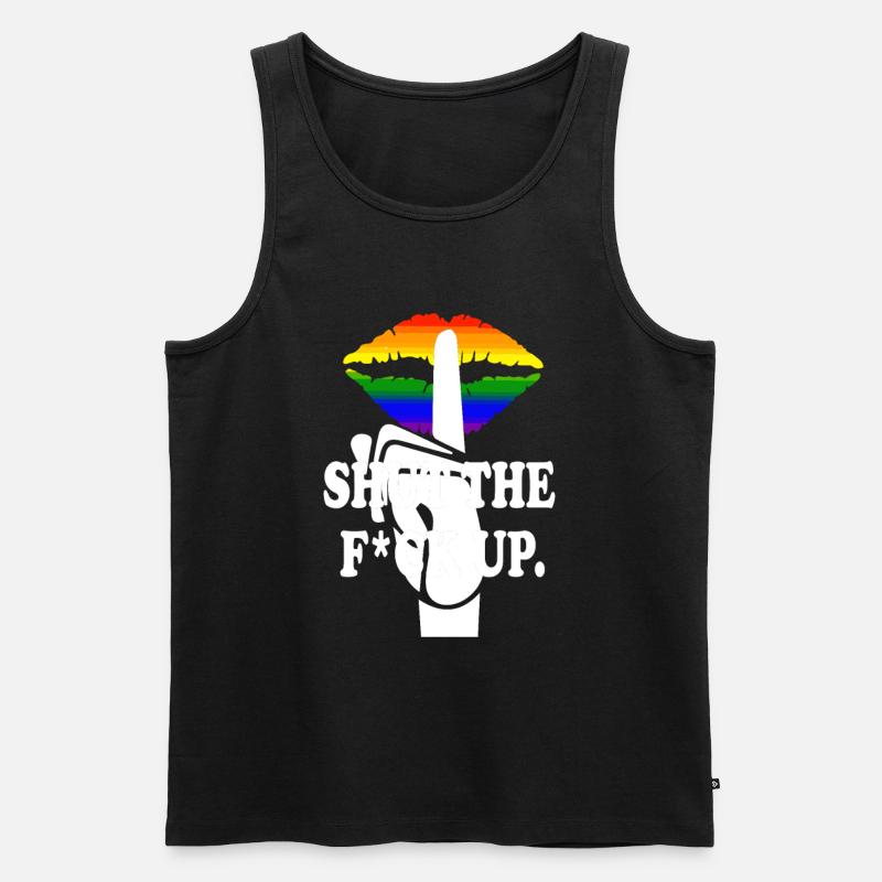 Gay Pride Geschenk - Männer Premium Bio Tank Top - Schwarz