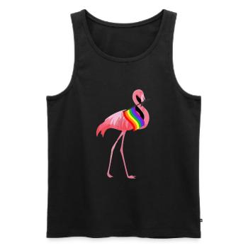 Gay Pride Geschenk - Männer Premium Bio Tank Top - Schwarz - Vorne - AI Model Male 178 light (178cm)