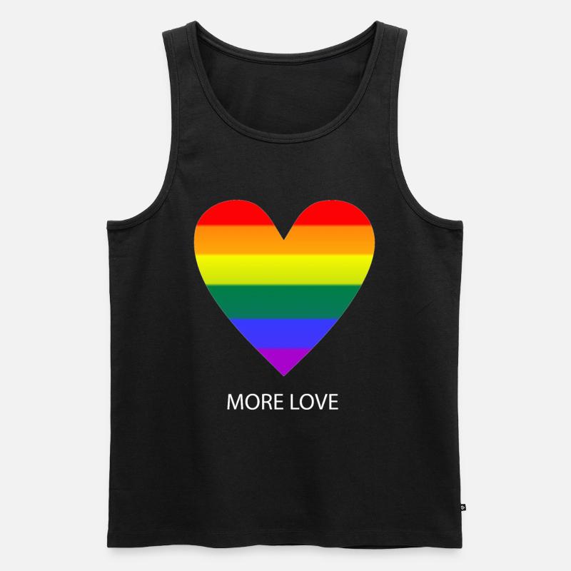 Gay Pride Geschenk - Männer Premium Bio Tank Top - Schwarz