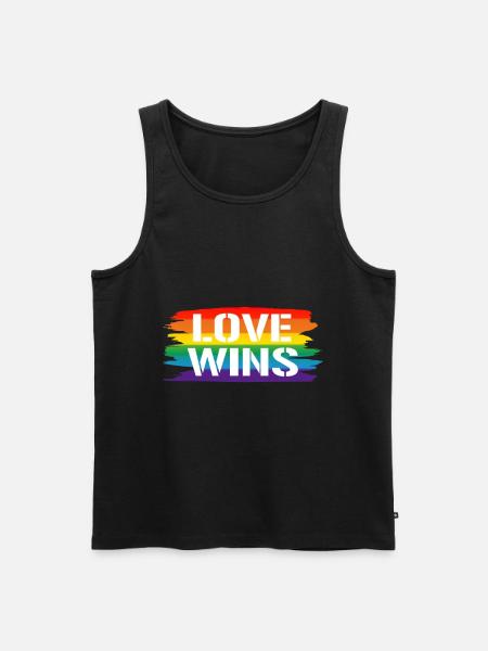 Gay Pride Gift - Men's Premium Organic Tank Top - black