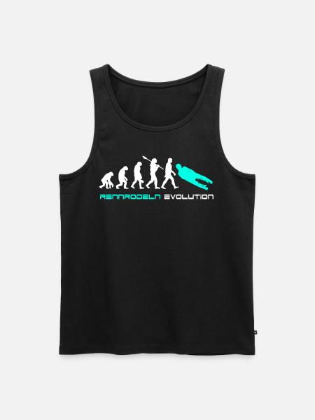 Luge Evolution - Men's Premium Organic Tank Top - black