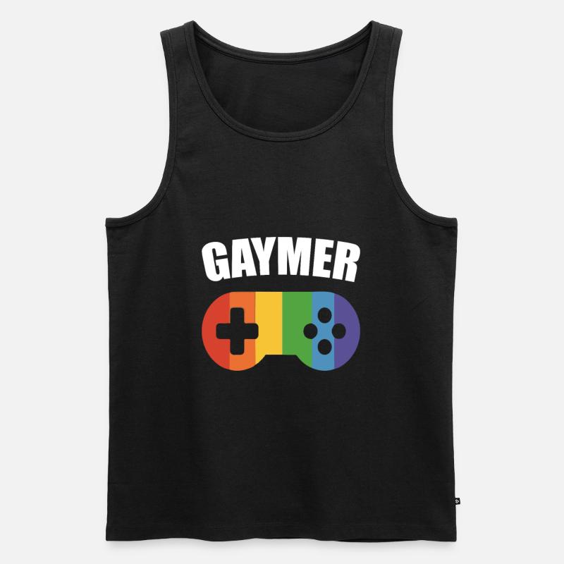 Gay Pride Geschenk - Männer Premium Bio Tank Top - Schwarz