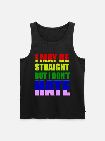 Gay Pride Gift - Men's Premium Organic Tank Top - black