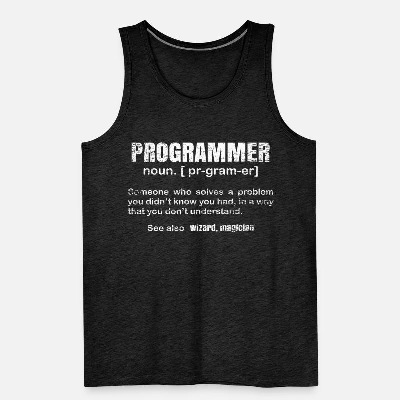 programmer Men's Premium Organic Tank Top