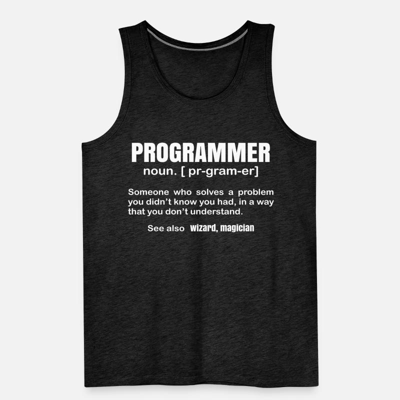 Définition du programmeur Débardeur bio Premium Homme