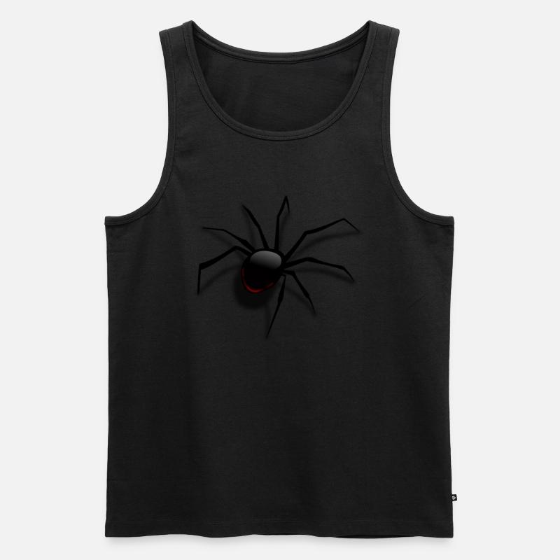 Gefährliche Spinne - Männer Premium Bio Tank Top - undefined