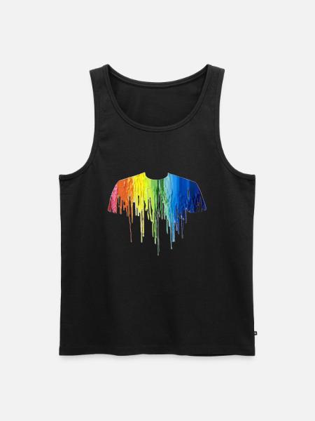 Gay Pride Geschenk - Männer Premium Bio Tank Top - Schwarz