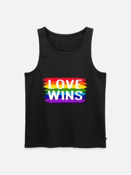 Gay Pride Geschenk - Männer Premium Bio Tank Top - Schwarz