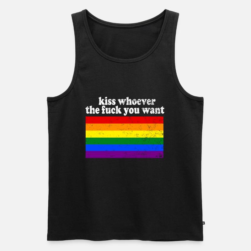 Gay Pride Geschenk - Männer Premium Bio Tank Top - Schwarz