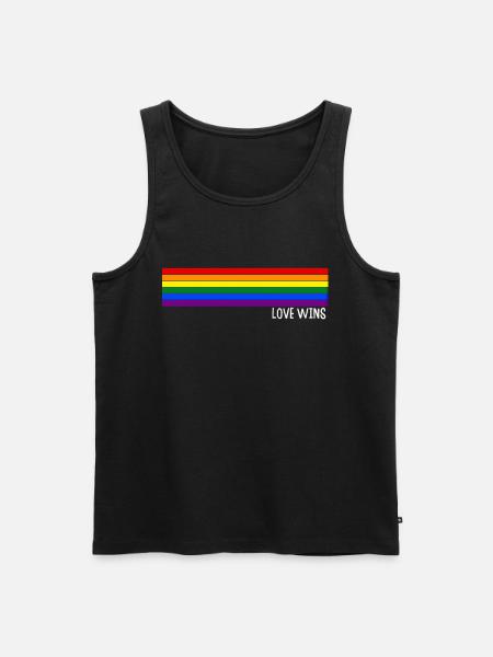 Gay Pride Gift - Men's Premium Organic Tank Top - black