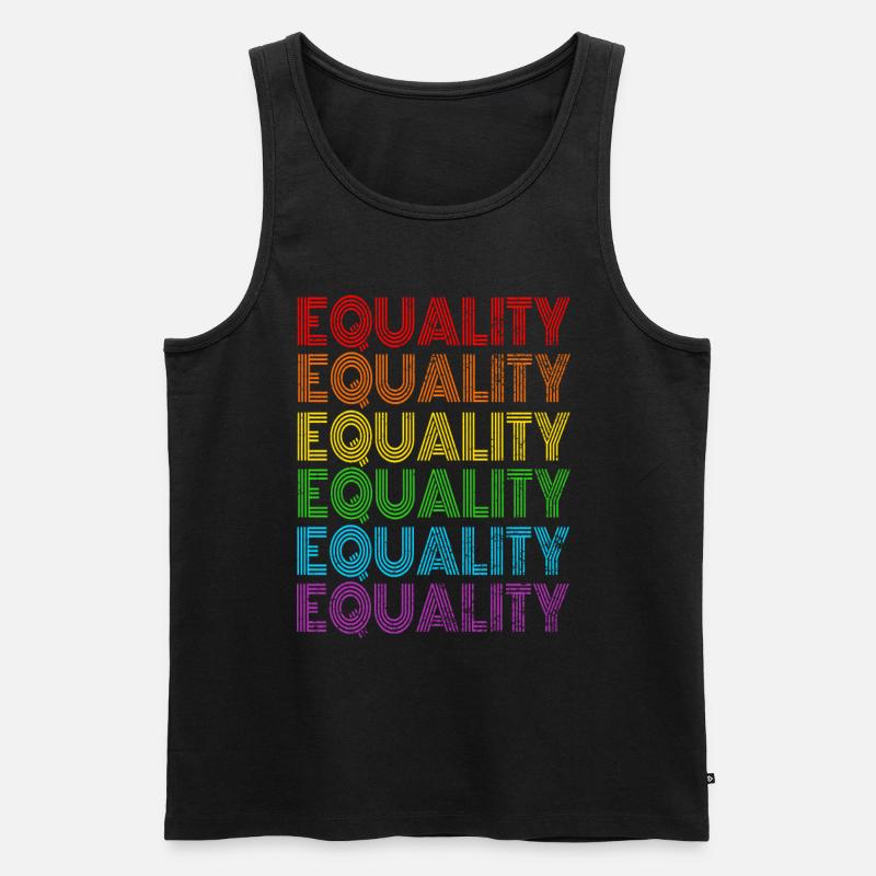 Gay Pride Geschenk - Männer Premium Bio Tank Top - Schwarz