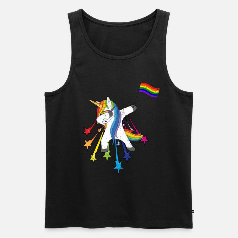 Gay Pride Geschenk - Männer Premium Bio Tank Top - Schwarz