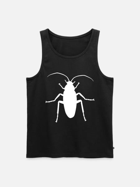 Cockroach cockroach vermin insect pest panic - Men's Premium Organic Tank Top - black