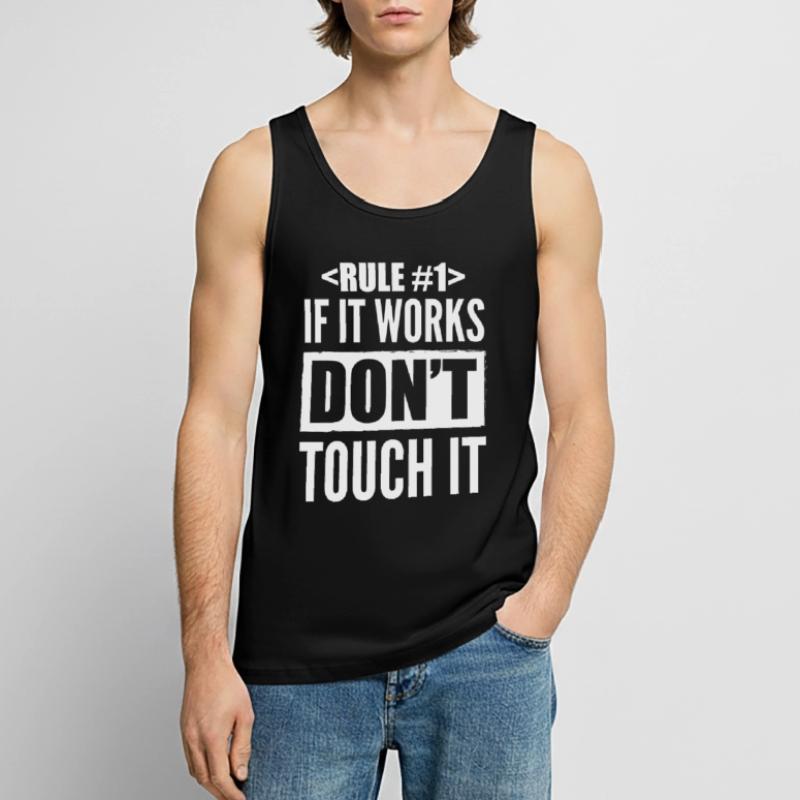 Coder Developer Software Developer IT Developer Men's Premium Organic Tank Top