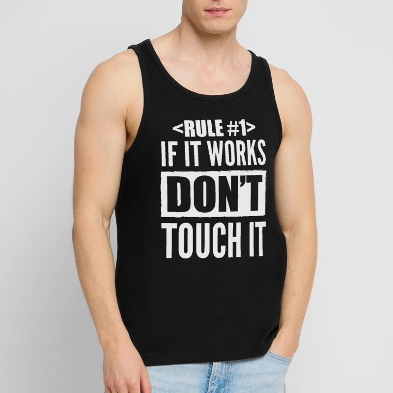 Coder Developer Software Developer IT Developer Men's Premium Organic Tank Top