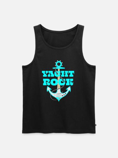 Yacht Rock - Männer Premium Bio Tank Top - Schwarz