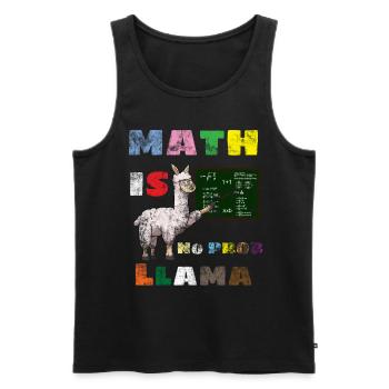 Math Joke - Männer Premium Bio Tank Top - Schwarz - Vorne - AI Model Male 178 light (178cm)