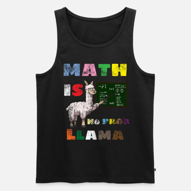 Math Joke - Männer Premium Bio Tank Top - Schwarz