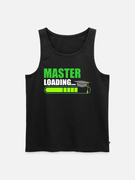 Master Loading Masterabschluss - Männer Premium Bio Tank Top - Schwarz