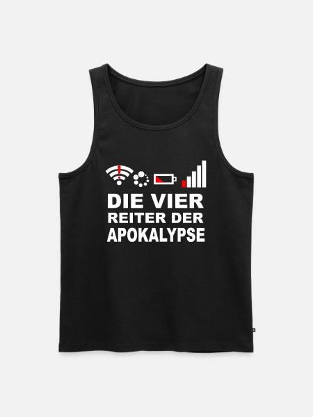 Reiter der APOKALYPSE - Männer Premium Bio Tank Top - Schwarz
