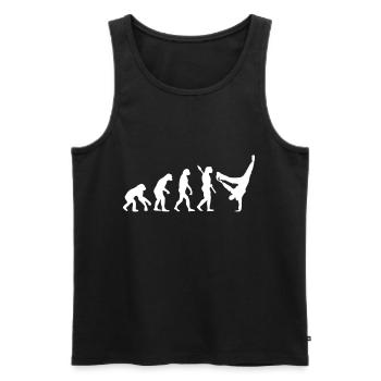 Evolution Hiphop Tanzen Breakdance HipHop Geschenk - Männer Premium Bio Tank Top - Schwarz - Vorne - AI Model Male 178 light (178cm)