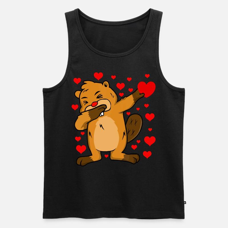 Valentines Day - Männer Premium Bio Tank Top - Schwarz