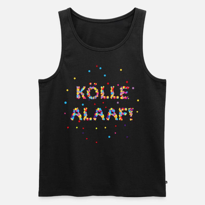 Kölle Alaaf - Männer Premium Bio Tank Top - Schwarz