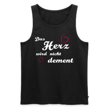 Altenpflegerin - Pflege - Männer Premium Bio Tank Top - Schwarz - Vorne - AI Model Male 178 light (178cm)