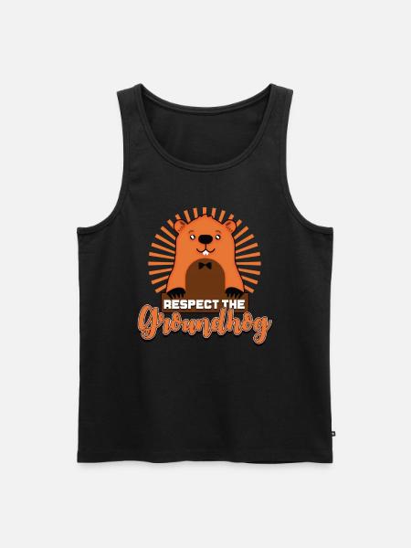 Groundhog Day - Men's Premium Organic Tank Top - black