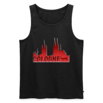 Cologne Carnival Rosenmontag Rheinland Carnival Party - Men's Premium Organic Tank Top - black - Front - Michal (187cm)