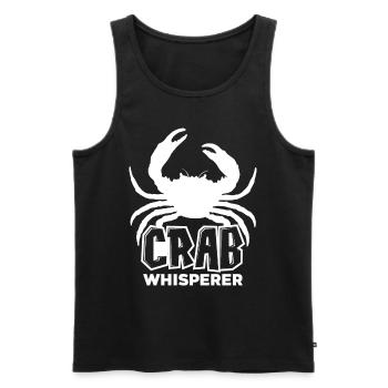 Krabbe - Männer Premium Bio Tank Top - Schwarz - Vorne - Michal (187cm)