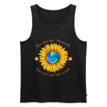 Travel Backpacking Suitcase World Travel Tourist - Männer Premium Bio Tank Top - Schwarz - Vorne - Michal (187cm)