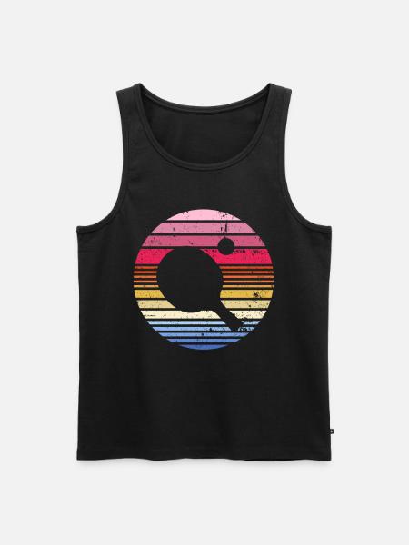 Ping pong table tennis - Men's Premium Organic Tank Top - black