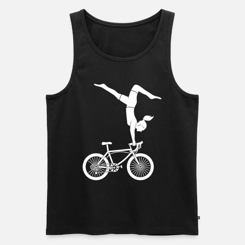 Kunstradfahrer Kunstrad Kunstradfahrerin - Männer Premium Bio Tank Top - Schwarz