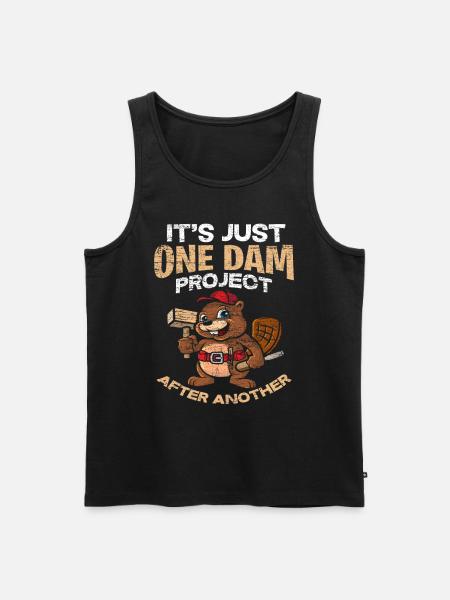 Biber - Männer Premium Bio Tank Top - Schwarz