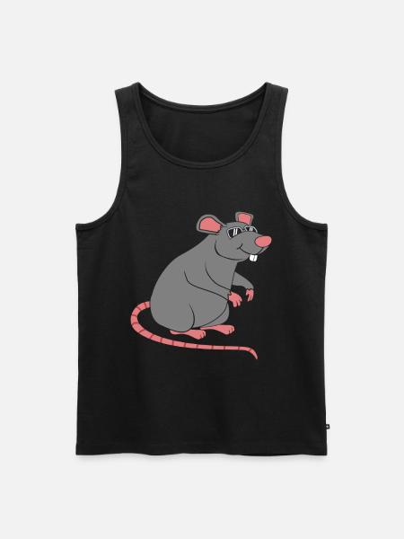 rat - Débardeur bio Premium Homme - noir