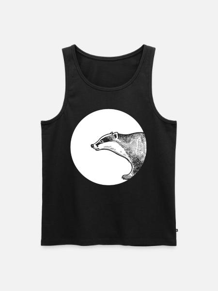 Badger - Men's Premium Organic Tank Top - black