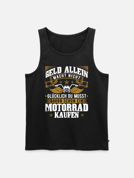 Biker Geschenkidee - Männer Premium Bio Tank Top - Schwarz