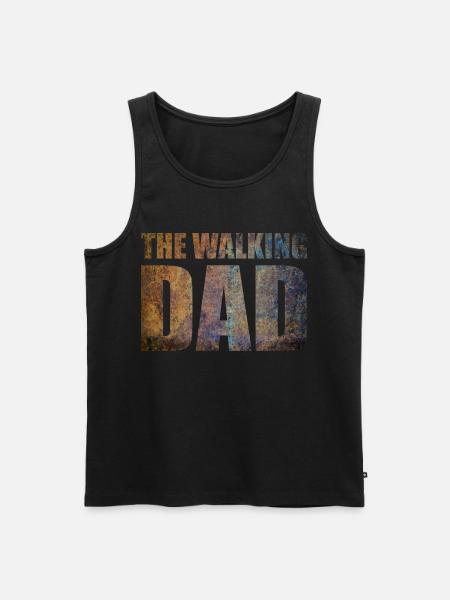 The walking dad - Men's Premium Organic Tank Top - black