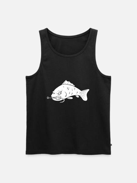 Poisson drôle - Débardeur bio Premium Homme - noir