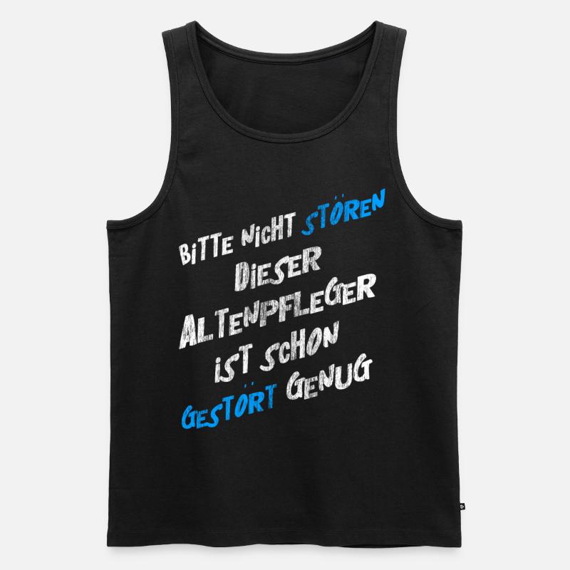 Altenpfleger - Pflege - Männer Premium Bio Tank Top - Schwarz