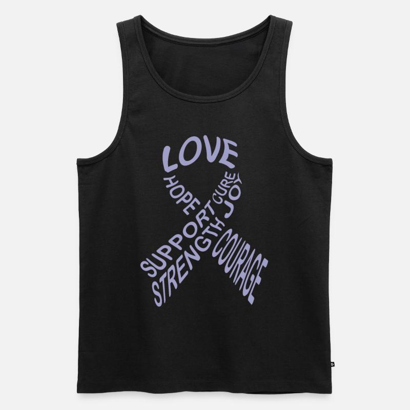 Krebs Chemo Geschenk - Männer Premium Bio Tank Top - Schwarz