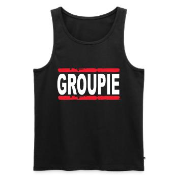 Groupe de musique rock Groupes de fans rock - Débardeur bio Premium Homme - noir - Devant - AI Model Male 178 light (178cm)